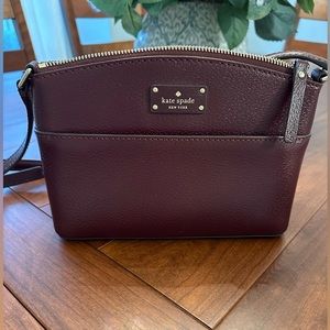 Kate Spade Outlet, Burgundy, Crossbody Purse, Never Used